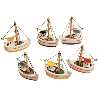 Pack 24 BARCOS DE PESCA souvenir